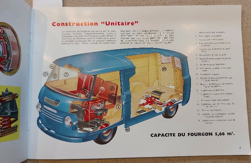 Commer 750 kg pour le transport de merchandises et de personnes (brochure pubblicitaria)